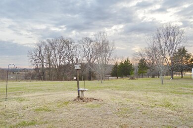 Back yard has a nice view