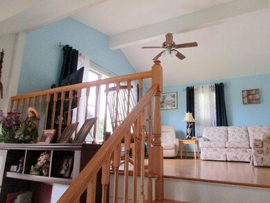 Stairs to the living room