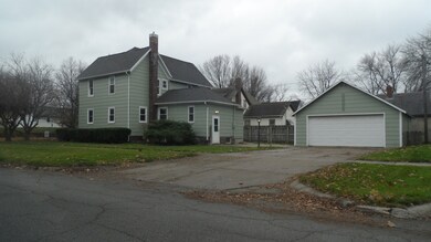 Back of House with Garage
