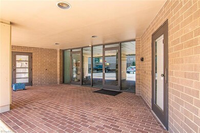 Entrance to the building