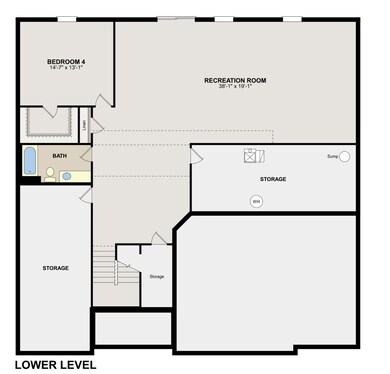 Exceptional Lower Level with tons of Space to Ente