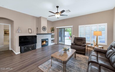 Great Room Leads to Beautiful Patio
