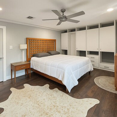 Beautiful, bright, and spacious bedroom with lots