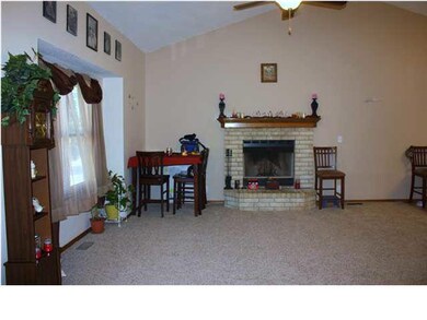 LIVING ROOM WITH VAULTED CEILINGS