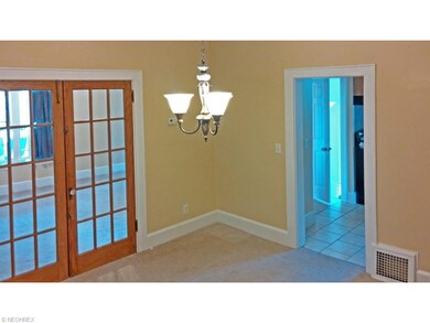 A center light fixture is ready for your dining ro