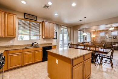 Kitchen into dining