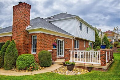 Concrete patio has access to the family room and w
