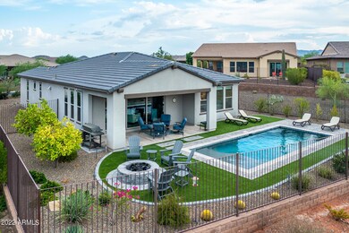 Layout of backyard