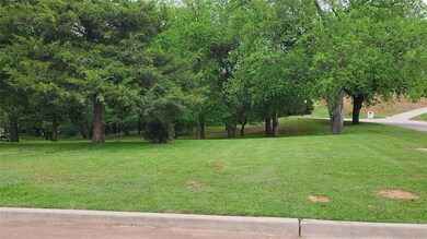 View of half acre corner lot looking east from Tho