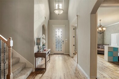 Soaring ceilings welcome you in this bright and ai