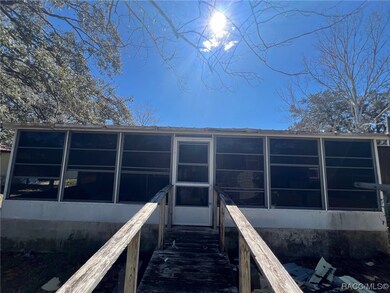 Back porch entrance