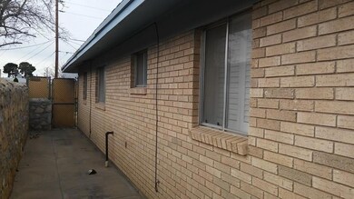 PAVED SIDEYARD IN FRONT WITH PRIVACY FEN