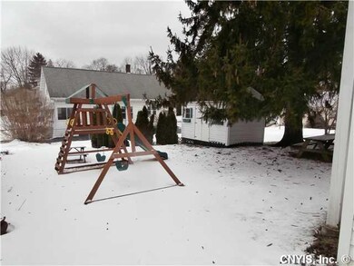 Exterior Back Playset stays for new owner to enjoy