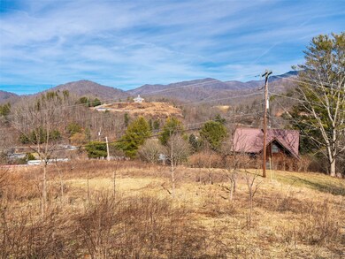 The view from the lower lot.