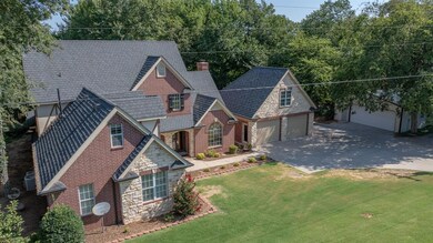 View of front facade with an outdoor structure, a 