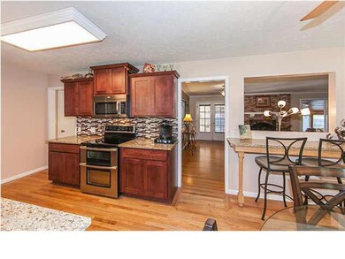 Granite counter tops & granite breakfast bar
