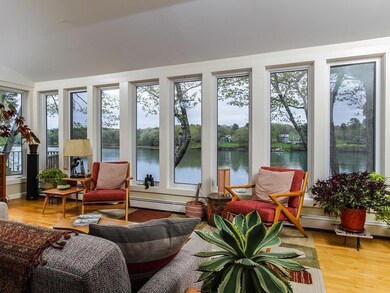 With clean lines, walls of windows...