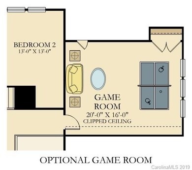 This home will have the optional game room in lieu