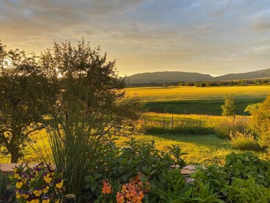 Mountain view featuring a rural view