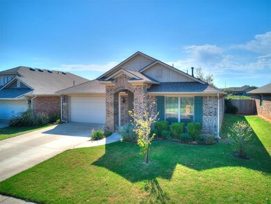 View of front of property with a front yard and a 