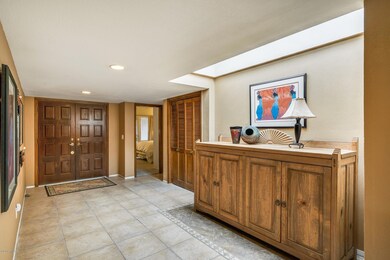 double doors in front hall