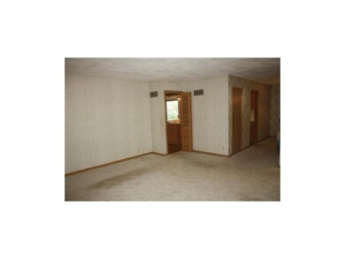 Living room and dining room