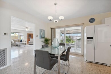 Dining area looking into family room
