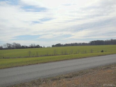 Pretty view of field across the street