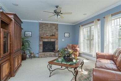 Spacious, Stony Fireplace is the Perfect Place to 