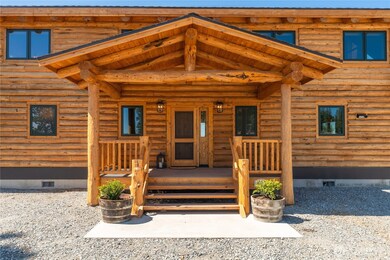 Exterior view of home and front door.