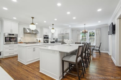 Beautifully renovated kitchen with two islands