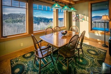 Dining Area with Custom Lighting