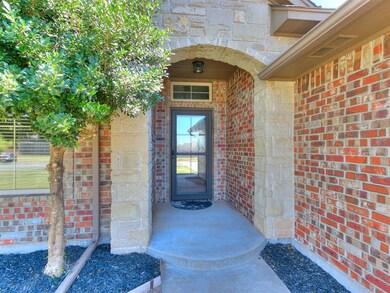 View of the covered front porch.