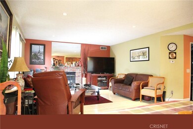 Bright and airy, spacious living room with a fireplace