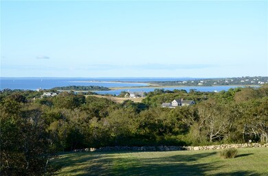 North Light and Great Salt Pond from drone