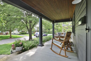 Covered front porch