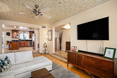 Living Room into Kitchen