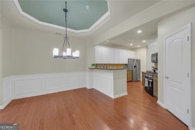 Dining Room with kitchen.