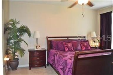 Master bedroom when it was furnished.