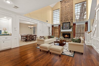 This virtually staged photo shows the options for how gorgeous the interior of your new home can be.