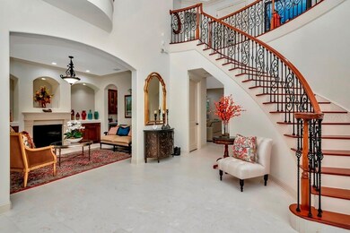 two story foyer