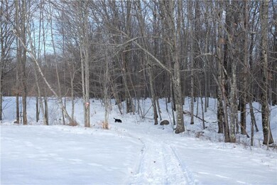 Driveway/path into a gully between...