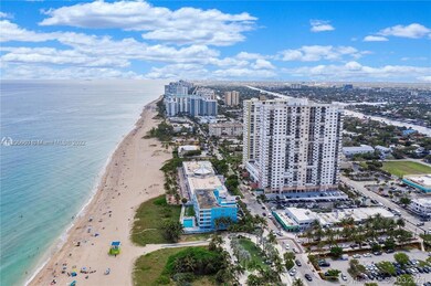 Pompano Beach Facing South to Fort Lauderdale.