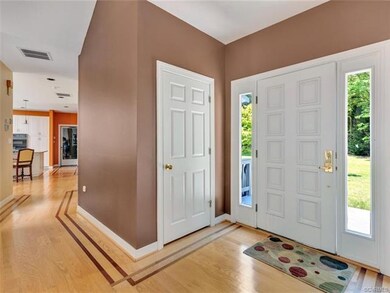 Two coat closets at the entryway for storage