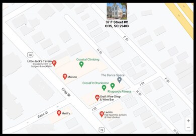 MAP - 37 F Street C, Charleston, SC 2940