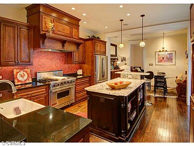 Kitchen - Viking Stove, Tile Back Splash, and Farm Sink