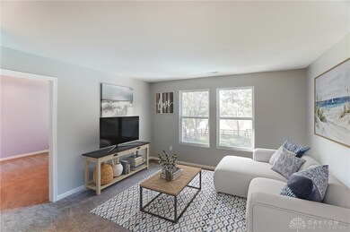 VIRTUALLY STAGED - Loft area at top of stairs on s
