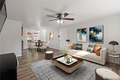 Living/Dining rooms (virtually staged)