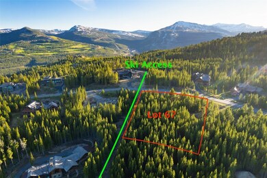 Lot 67 approx. property lines. This view looks bac