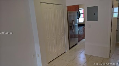 Closet and kitchen entrance